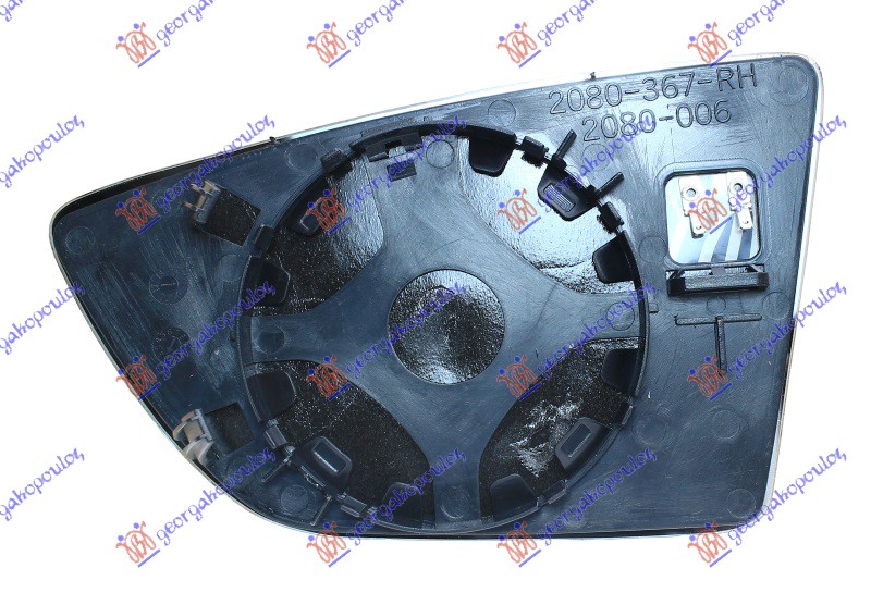 ΚΡΥΣΤΑΛΛΟ ΚΑΘΡΕΦΤΗ ΘΕΡΜΑΙΝΟΜΕΝΟ (CONVEX GLASS) ΔΕΞ