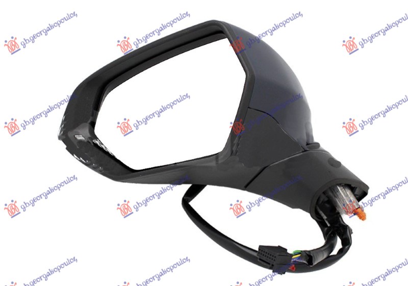 ΚΑΘΡΕΦΤΗΣ ΗΛΕΚΤΡΙΚΟΣ ΘΕΡΜΑΙΝΟΜΕΝΟΣ ΗΛΕΚΤΡΙΚΑ ΑΝΑΚΛΙΝΟΜΕΝΟΣ ΒΑΦΟΜΕΝΟΣ ΜΕ ΜΝΗΜΗ (ΜΕ ΦΛΑΣ & ΦΩΣ ΑΣΦΑΛΕΙΑΣ) (13 PIN) (CONVEX GLASS) ΑΡ