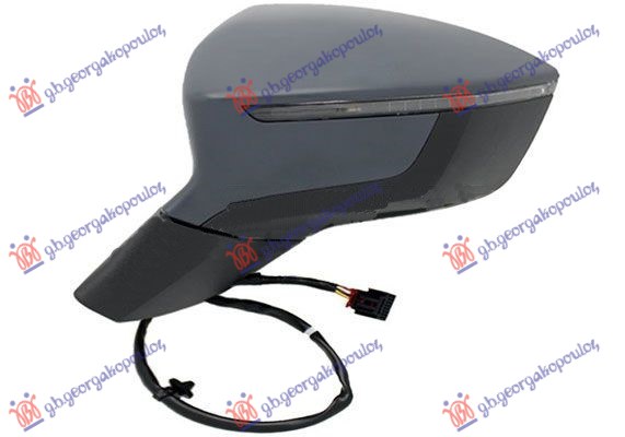 ΚΑΘΡΕΦΤΗΣ ΗΛΕΚΤΡΙΚΟΣ ΘΕΡΜΑΙΝΟΜΕΝΟΣ ΗΛΕΚΤΡΙΚΑ ΑΝΑΚΛΙΝΟΜΕΝΟΣ ΒΑΦΟΜΕΝΟΣ (ΜΕ ΦΛΑΣ) (8PIN) (CONVEX GLASS) ΑΡ