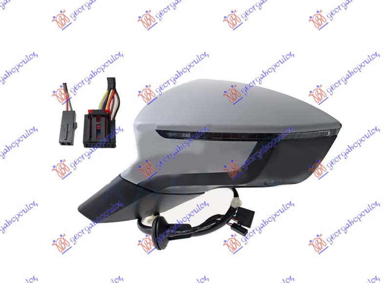 ΚΑΘΡΕΦΤΗΣ ΗΛΕΚΤΡΙΚΟΣ ΘΕΡΜΑΙΝΟΜΕΝΟΣ ΗΛΕΚΤΡΙΚΑ ΑΝΑΚΛΙΝΟΜΕΝΟΣ ΒΑΦΟΜΕΝΟΣ (ΜΕ ΦΛΑΣ & ΦΩΣ ΑΣΦΑΛΕΙΑΣ & BLIS) 11 PIN (CONVEX GLASS) ΑΡ