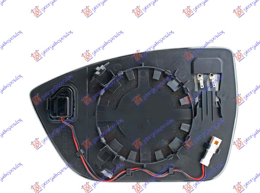 ΚΡΥΣΤΑΛΛΟ ΚΑΘΡΕΦΤΗ ΘΕΡΜΑΙΝΟΜΕΝΟ (ΜΕ BLIS) (CONVEX GLASS) ΔΕΞ