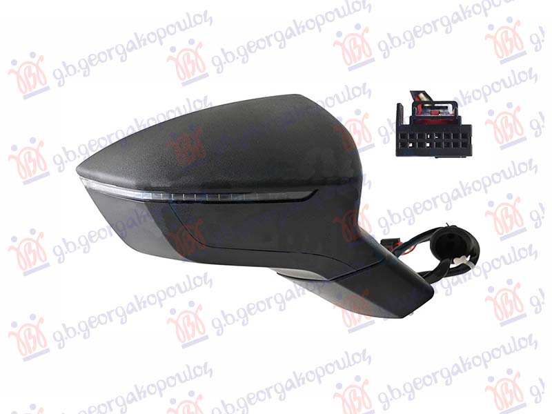 ΚΑΘΡΕΦΤΗΣ ΗΛΕΚΤΡΙΚΟΣ ΘΕΡΜΑΙΝΟΜΕΝΟΣ (ΜΕ ΦΛΑΣ) (6 PIN) (Α ΠΟΙΟΤΗΤΑ) (CONVEX GLASS) ΔΕΞ