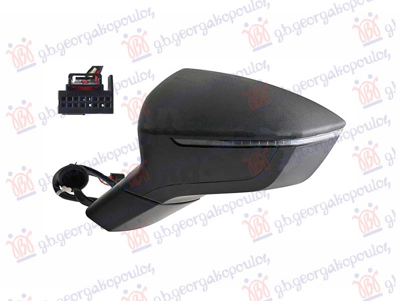 ΚΑΘΡΕΦΤΗΣ ΗΛΕΚΤΡΙΚΟΣ ΘΕΡΜΑΙΝΟΜΕΝΟΣ (ΜΕ ΦΛΑΣ) (6 PIN) (Α ΠΟΙΟΤΗΤΑ) (CONVEX GLASS) ΑΡ