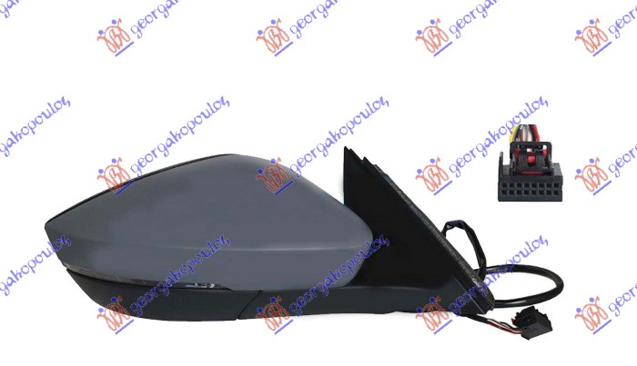 ΚΑΘΡΕΦΤΗΣ ΗΛΕΚΤΡΙΚΟΣ ΘΕΡΜΑΙΝΟΜΕΝΟΣ ΒΑΦΟΜΕΝΟΣ (ΜΕ ΦΛΑΣ) (6 PIN) (Α ΠΟΙΟΤΗΤΑ) (CONVEX GLASS) ΔΕΞ