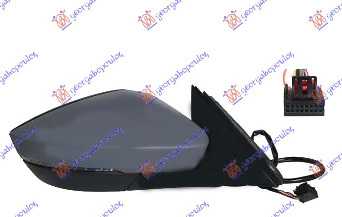 ΚΑΘΡΕΦΤΗΣ ΗΛΕΚΤ. ΘΕΡΜΑΙΝ. ΗΛ. ΑΝΑΚΛ. ΒΑΦΟΜ. (ΜΕ ΦΛΑΣ & ΦΩΣ ΑΣΦΑΛ.) (11 PIN) (Α ΠΟΙΟΤΗΤΑ) (CONVEX GLAS) ΔΕΞ