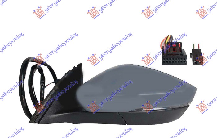 ΚΑΘΡΕΦΤΗΣ ΗΛΕΚΤ. ΘΕΡΜΑΙΝ. ΗΛ. ΑΝΑΚΛ. ΒΑΦΟΜ. (ΜΕ ΦΛΑΣ & ΦΩΣ ΑΣΦΑΛ.& BLIS) (13 PIN) (Α ΠΟΙΟΤΗΤΑ) (CONVEX GLAS) ΑΡ