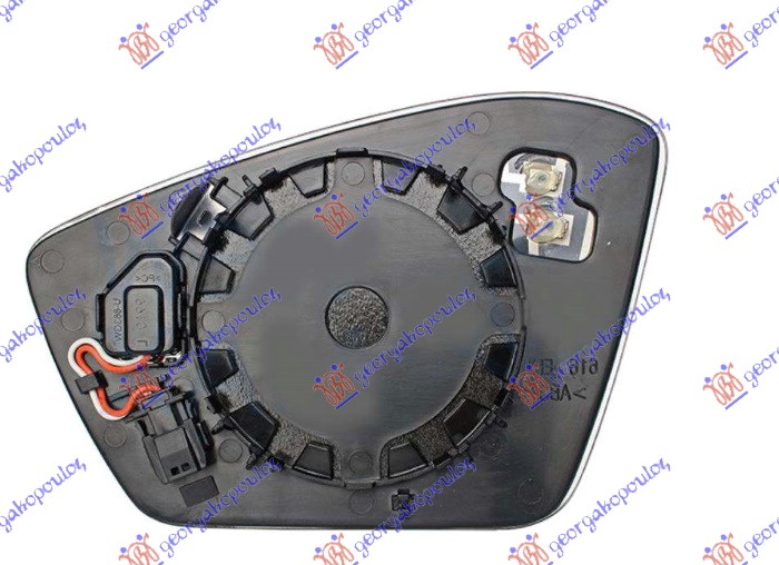 ΚΡΥΣΤΑΛΛΟ ΚΑΘΡΕΦΤΗ ΘΕΡΜΑΙΝΟΜΕΝΟ ΜΕ BLIS (CONVEX GLASS) ΔΕΞ