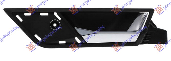 ΧΕΡΟΥΛΙ ΠΟΡΤΑΣ ΠΙΣΩ ΕΣΩ ΧΡΩΜΙΟ/ΜΑΥΡΟ ΔΕΞ