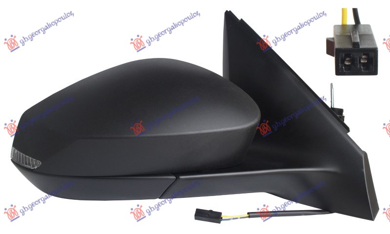 ΚΑΘΡΕΦΤΗΣ ΜΗΧΑΝΙΚΟΣ (ΜΕ ΦΛΑΣ LED) (Α ΠΟΙΟΤΗΤΑ) (CONVEX GLASS) ΔΕΞ