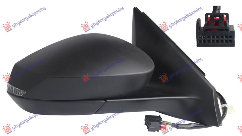 ΚΑΘΡΕΦΤΗΣ ΗΛΕΚΤΡΙΚΟΣ ΘΕΡΜΑΙΝΟΜΕΝΟΣ (ΜΕ ΦΛΑΣ LED) (CONVEX GLASS) (Α ΠΟΙΟΤΗΤΑ) ΔΕΞ