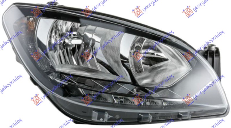 ΦΑΝΟΣ ΕΜΠΡΟΣ ΗΛΕΚΤΡΙΚΟΣ (H7/H7) ΜΕ ΦΩΣ ΗΜΕΡΑΣ LED (HELLA) ΔΕΞ