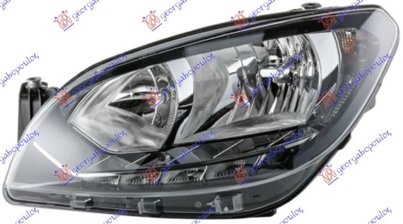 ΦΑΝΟΣ ΕΜΠΡΟΣ ΗΛΕΚΤΡΙΚΟΣ (H7/H7) ΜΕ ΦΩΣ ΗΜΕΡΑΣ LED (HELLA) ΑΡ