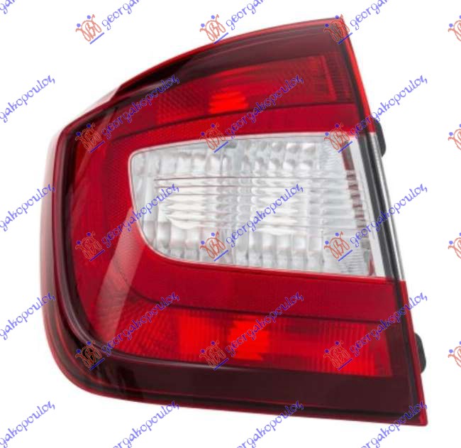 ΦΑΝΟΣ ΠΙΣΩ ΣΚΟΥΡΟ (L/B) (HELLA) ΑΡ