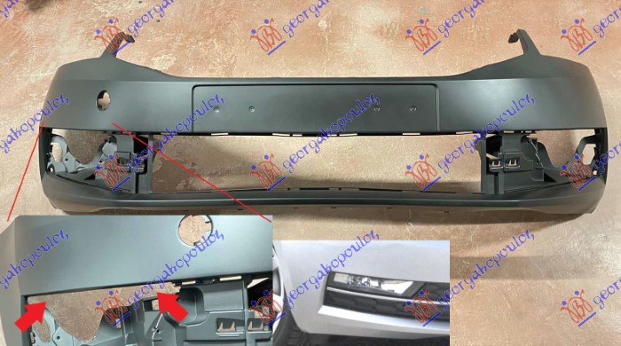 ΠΡΟΦΥΛΑΚΤΗΡΑΣ ΕΜΠΡΟΣ ΒΑΦΟΜΕΝΟΣ (ΜΕ ΤΡΥΠΕΣ ΓΙΑ ΠΡΟΒΟΛΕΙΣ) (ΜΕ ΣΗΜΑΔΙΑ ΚΟΠΗΣ ΓΙΑ PDC) (ΚΙΝΑ)