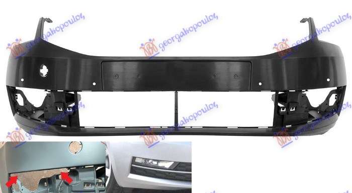 ΠΡΟΦΥΛΑΚΤΗΡΑΣ ΕΜΠΡΟΣ ΒΑΦΟΜΕΝΟΣ (ΜΕ ΤΡΥΠΕΣ ΓΙΑ ΠΡΟΒΟΛΕΙΣ) (ΜΕ 4 PDC) (ΜΕ ΣΗΜΑΔΙΑ ΚΟΠΗΣ ΓΙΑ 2 PDC & ΠΙΤΣΙΛΙΣΤΗΡΙΑ) (Α ΠΟΙΟΤΗΤΑ)