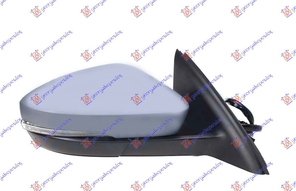 ΚΑΘΡΕΦΤΗΣ ΗΛΕΚΤ. ΘΕΡΜΑΙΝ. ΗΛ. ΑΝΑΚΛ. ΒΑΦΟΜ. (ΑΥΤΟΜ. ΣΚΙΑΣΗ) (ΜΕ ΦΛΑΣ & Φ/ΑΣΦ.) (11 PIN) (Α ΠΟΙΟΤΗΤΑ) (CONVEX GLASS) ΔΕΞ