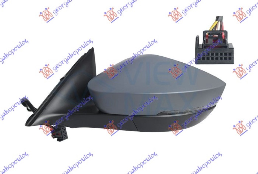 ΚΑΘΡΕΦΤΗΣ ΗΛΕΚΤΡΙΚΟΣ ΘΕΡΜΑΙΝΟΜΕΝΟΣ ΒΑΦΟΜΕΝΟΣ (ΜΕ ΦΛΑΣ) 6 PIN (Α ΠΟΙΟΤΗΤΑ) (CONVEX GLASS) ΑΡ