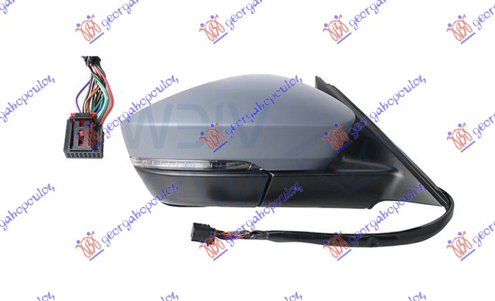 ΚΑΘΡΕΦΤΗΣ ΗΛΕΚΤ. ΘΕΡΜΑΙΝ. ΗΛ.ΑΝΑΚΛ. ΒΑΦΟΜ. (ΜΕ ΦΛΑΣ & ΦΩΣ ΑΣΦ.) (9pin) (Α ΠΟΙΟΤΗΤΑ) (CONVEX GLASS) ΔΕΞ