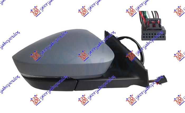 ΚΑΘΡΕΦΤΗΣ ΗΛΕΚΤ. ΘΕΡΜΑΙΝ. ΗΛ.ΑΝΑΚΛ. ΒΑΦΟΜ. ΜΕ ΑΥΤ.ΣΚΙΑΣΗ (ΜΕ ΦΛΑΣ & ΦΩΣ ΑΣΦ.) (11pin) (Α ΠΟΙΟΤΗΤΑ) (CONVEX GLAS ΔΕΞ