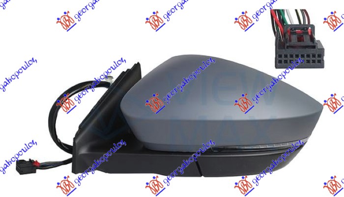 ΚΑΘΡΕΦΤΗΣ ΗΛΕΚΤ. ΘΕΡΜΑΙΝ. ΗΛ.ΑΝΑΚΛ. ΒΑΦΟΜ. ΜΕ ΑΥΤ.ΣΚΙΑΣΗ (ΜΕ ΦΛΑΣ & ΦΩΣ ΑΣΦ.) (11pin) (Α ΠΟΙΟΤΗΤΑ) (CONVEX GLAS ΑΡ