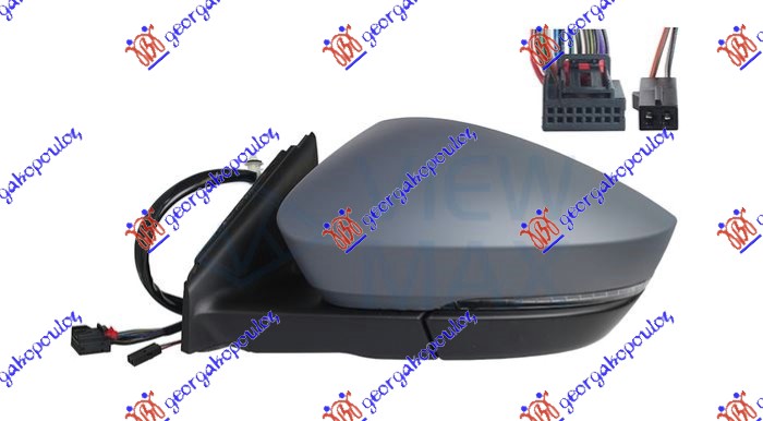 ΚΑΘΡΕΦΤΗΣ ΗΛΕΚΤ. ΘΕΡΜΑΙΝ. ΗΛ.ΑΝΑΚΛ. ΒΑΦΟΜ. ΜΕ ΑΥΤ.ΣΚΙΑΣΗ (ΜΕ ΦΛΑΣ & ΦΩΣ ΑΣΦ.& BLIS) (11+2pin) (Α ΠΟΙΟΤΗΤΑ) (CONVEX GLAS ΑΡ