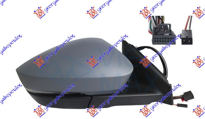 ΚΑΘΡΕΦΤΗΣ ΗΛΕΚΤ. ΘΕΡΜΑΙΝ. ΗΛ.ΑΝΑΚΛ. ΒΑΦΟΜ. ΜΕ ΑΥΤ.ΣΚΙΑΣΗ (ΜΕ ΦΛΑΣ & ΦΩΣ ΑΣΦΑΛ. & SIDE ASSIST) (11+2pin) (Α ΠΟΙΟΤΗΤΑ) (CONVEX GLA ΔΕΞ