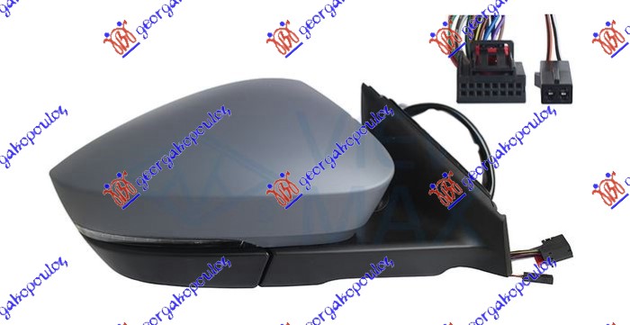 ΚΑΘΡΕΦΤΗΣ ΗΛΕΚΤ. ΘΕΡΜΑΙΝ. ΗΛ.ΑΝΑΚΛ. ΒΑΦΟΜ. ΜΕ ΜΝΗΜΗ & ΜΕ ΑΥΤ.ΣΚΙΑΣΗ (ΜΕ ΦΛΑΣ & ΦΩΣ ΑΣΦΑΛ. & SIDE ASSIST) (15+2pin) (Α ΠΟΙΟΤΗΤΑ) ΔΕΞ