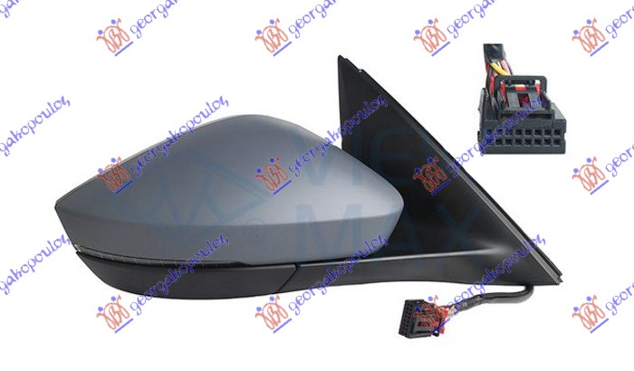 ΚΑΘΡΕΦΤΗΣ ΗΛΕΚΤΡΙΚΟΣ ΘΕΡΜΑΙΝΟΜΕΝΟΣ ΗΛΕΚΤΡΙΚΑ ΑΝΑΚΛΙΝΟΜΕΝΟΣ ΒΑΦΟΜΕΝΟΣ (ΜΕ ΦΛΑΣ) (Α ΠΟΙΟΤΗΤΑ) (CONVEX GLASS) ΔΕΞ