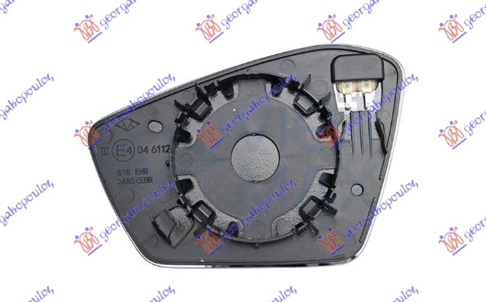 ΚΡΥΣΤΑΛΛΟ ΚΑΘΡEΦΤΗ ΘΕΡΜΑΙΝΟΜΕΝΟ (CONVEX GLASS) ΔΕΞ