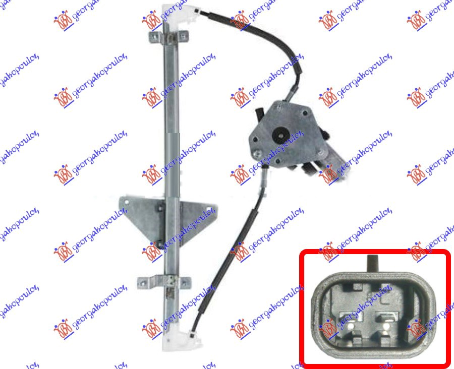 ΓΡΥΛΛΟΣ ΠΑΡΑΘΥΡΟΥ ΠΙΣΩ ΗΛΕΚΤΡΙΚΟΣ (Α ΠΟΙΟΤΗΤΑ) ΔΕΞ