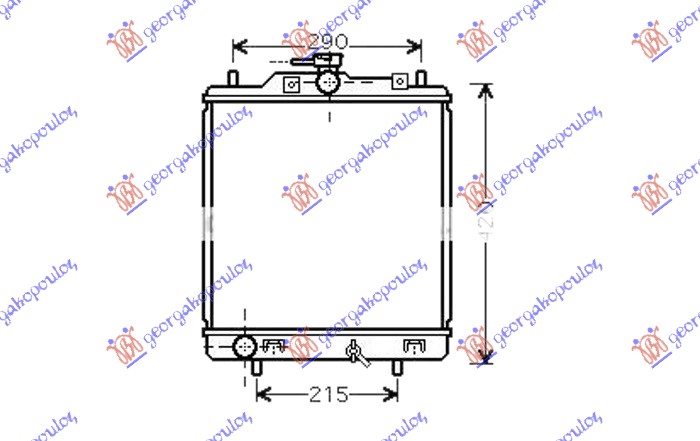 ΨΥΓΕΙΟ 1.3 ΒΕΝΖΙΝΗ (355x380x23) (KOYO)