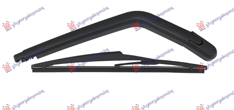 ΥΑΛΟΚΑΘΑΡΙΣΤΗΡΑΣ ΠΙΣΩ ΜΕ ΜΠΡΑΤΣΟ  305mm