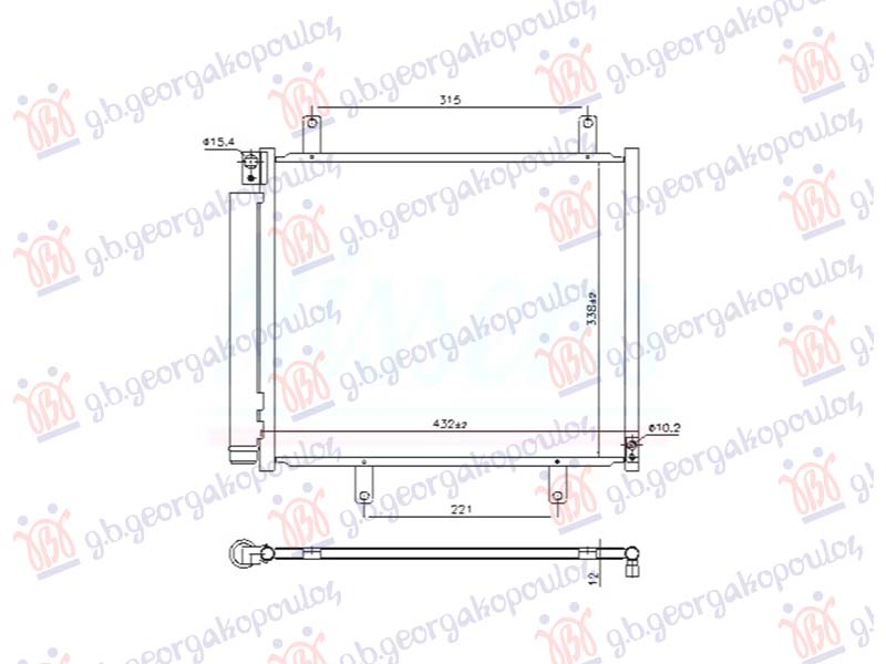 ΨΥΓΕΙΟ A/C 1.5 ΒΕΝΖΙΝΗ (400x340) (KOYO)