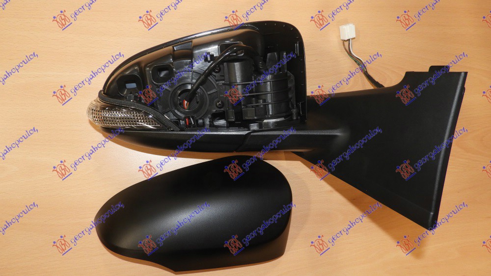 ΚΑΘΡΕΦΤΗΣ ΗΛΕΚΤΡΙΚΟΣ ΘΕΡΜΑΙΝΟΜΕΝΟΣ ΒΑΦΟΜΕΝΟΣ (ΜΕ ΦΛΑΣ) (7 PIN) (Α ΠΟΙΟΤΗΤΑ) (CONVEX GLASS) ΔΕΞ