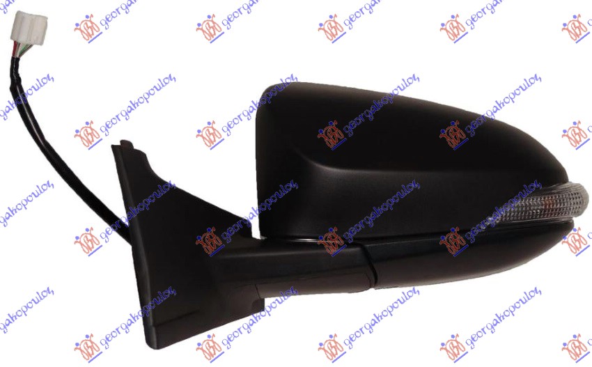 ΚΑΘΡΕΦΤΗΣ ΧΕΙΡΟΚΙΝΗΤΟΣ ΜΑΥΡΟΣ (ΜΕ ΦΛΑΣ) (CONVEX GLASS) ΑΡ