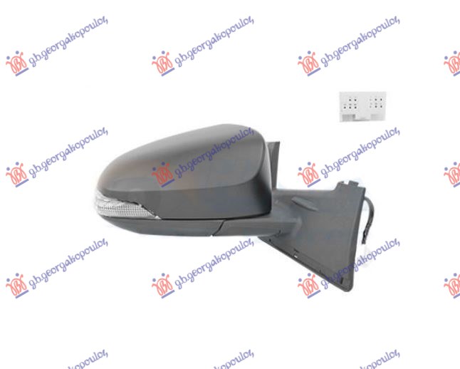 ΚΑΘΡΕΦΤΗΣ ΗΛΕΚΤΡΙΚΟΣ ΘΕΡΜΑΙΝΟΜΕΝΟΣ ΒΑΦΟΜΕΝΟΣ (ΜΕ ΦΛΑΣ) (7PIN) (CONVEX GLASS) ΔΕΞ