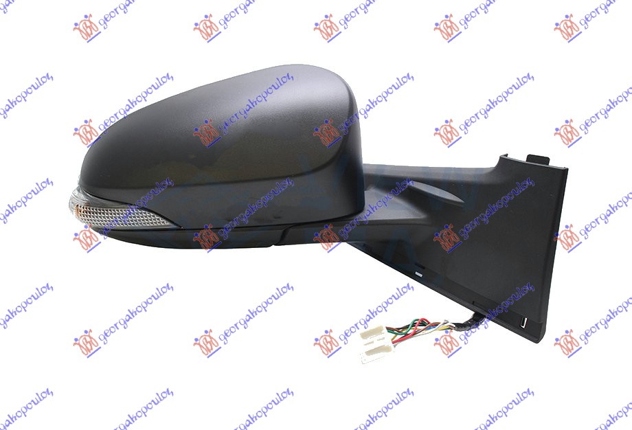 ΚΑΘΡΕΦΤΗΣ ΗΛΕΚΤΡΙΚΟΣ ΘΕΡΜΑΙΝΟΜΕΝΟΣ ΗΛΕΚΤΡΙΚΑ ΑΝΑΚΛΙΝΟΜΕΝΟΣ ΒΑΦΟΜΕΝΟΣ (ΜΕ ΦΛΑΣ) (CONVEX GLASS) ΔΕΞ