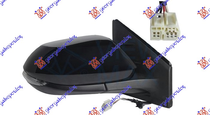 ΚΑΘΡΕΦΤΗΣ ΗΛΕΚΤΡΙΚΟΣ ΒΑΦΟΜΕΝΟΣ (ΜΕ ΦΛΑΣ) (5 PIN) (Α ΠΟΙΟΤΗΤΑ) (CONVEX GLASS) ΔΕΞ