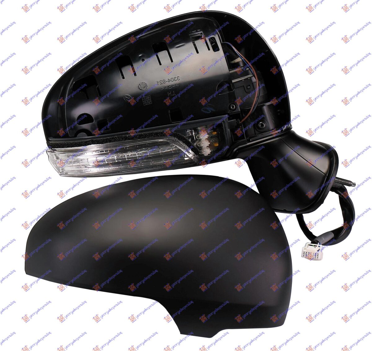 ΚΑΘΡΕΦΤΗΣ ΗΛΕΚΤΡΙΚΟΣ ΘΕΡΜΑΙΝΟΜΕΝΟΣ ΗΛΕΚΤΡΙΚΑ ΑΝΑΚΛΙΝΟΜΕΝΟΣ ΒΑΦΟΜΕΝΟΣ (ΜΕ ΦΛΑΣ) (Α ΠΟΙΟΤΗΤΑ) (CONVEX GLASS) ΔΕΞ