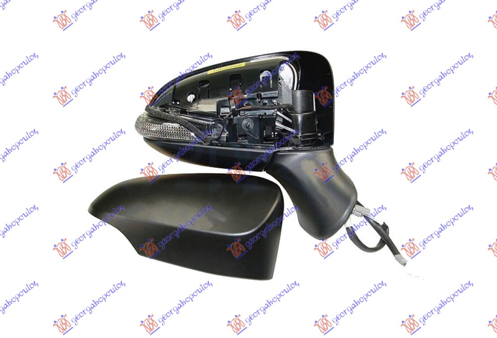 ΚΑΘΡΕΦΤΗΣ ΗΛΕΚΤΡΙΚΟΣ ΘΕΡΜΑΙΝΟΜΕΝΟΣ ΒΑΦΟΜΕΝΟΣ (ΜΕ ΦΛΑΣ) (CONVEX GLASS) ΔΕΞ