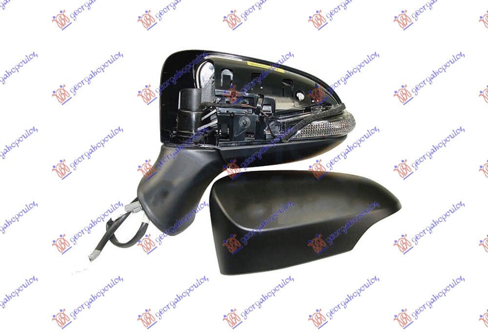 ΚΑΘΡΕΦΤΗΣ ΗΛΕΚΤΡΙΚΟΣ ΘΕΡΜΑΙΝΟΜΕΝΟΣ ΗΛΕΚΤΡΙΚΑ ΑΝΑΚΛΙΝΟΜΕΝΟΣ ΒΑΦΟΜΕΝΟΣ (ΜΕ ΦΛΑΣ) (ASPHERICAL GLASS) ΑΡ