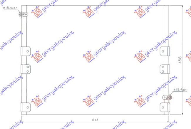 ΨΥΓΕΙΟ A/C ΒΕΝΖΙΝΗ-ΠΕΤΡΕΛΑΙΟ (565x485x16)