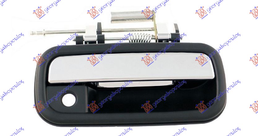 ΧΕΡΟΥΛΙ ΠΟΡΤΑΣ ΕΜΠΡΟΣ ΕΞΩ ΧΡΩΜΙΟ/ΜΑΥΡΟ ΔΕΞ