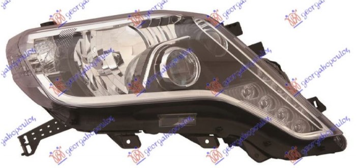 ΦΑΝΟΣ ΕΜΠΡΟΣ ΗΛΕΚΤΡΙΚΟΣ (HB3) ΜΕ ΦΩΣ ΗΜΕΡΑΣ LED (Ε) (DEPO) ΔΕΞ