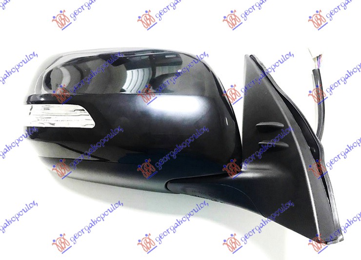 ΚΑΘΡΕΦΤΗΣ ΗΛΕΚΤΡΙΚΟΣ ΜΑΥΡΟΣ (ΜΕ ΦΛΑΣ) (CONVEX GLASS) ΔΕΞ