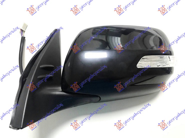 ΚΑΘΡΕΦΤΗΣ ΗΛΕΚΤΡΙΚΟΣ ΘΕΡΜΑΙΝΟΜΕΝΟΣ ΗΛΕΚΤΡΙΚΑ ΑΝΑΚΛΙΝΟΜΕΝΟΣ ΜΑΥΡΟΣ (ΜΕ ΦΛΑΣ) (CONVEX GLASS) ΑΡ