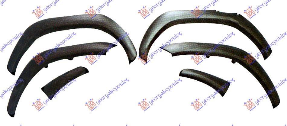 ΚΟΥΡΜΠΕΣ ΦΤΕΡΩΝ ΠΛΑΣΤΙΚΕΣ/ΠΡΟΦΥΛΑΚΤΗΡΑ (ΣΕΤ 6 ΤΕΜΑΧΙΑ)