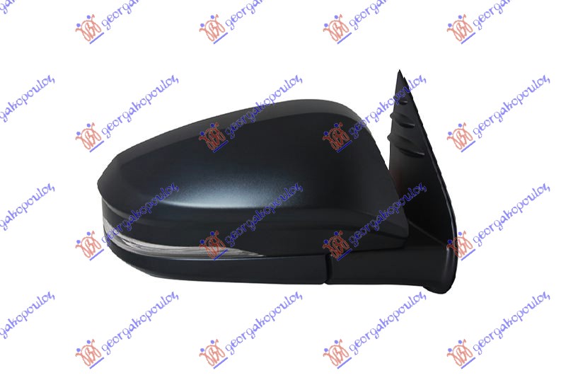 ΚΑΘΡΕΦΤΗΣ ΗΛΕΚΤΡΙΚΟΣ ΜΑΥΡΟΣ (ΜΕ ΦΛΑΣ) (CONVEX GLASS) ΔΕΞ