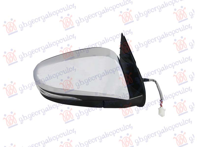 ΚΑΘΡΕΦΤΗΣ ΗΛΕΚΤΡΙΚΟΣ ΗΛΕΚΤΡΙΚΑ ΑΝΑΚΛΙΝΟΜΕΝΟΣ ΧΡΩΜΙΟ (ΜΕ ΦΛΑΣ) (Α ΠΟΙΟΤΗΤΑ) (CONVEX GLASS) ΔΕΞ
