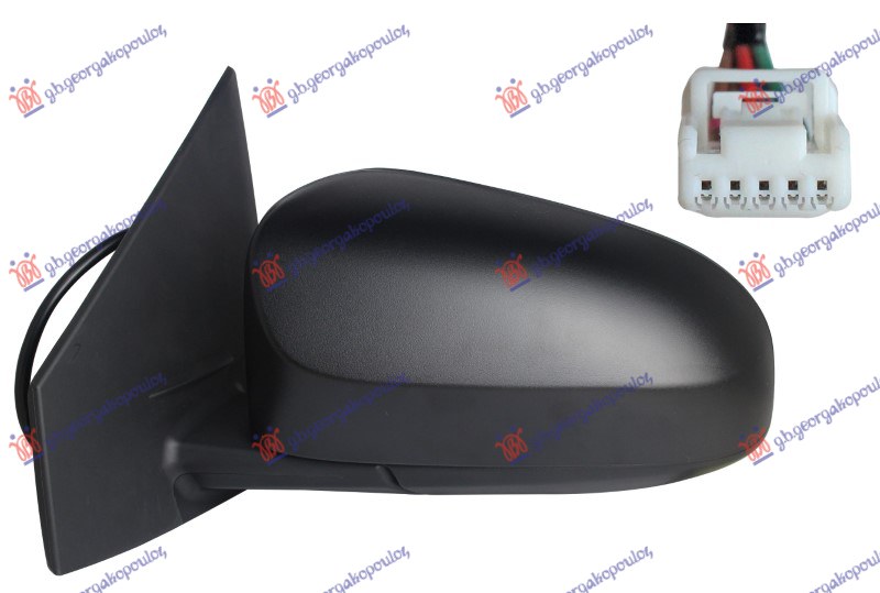 ΚΑΘΡΕΦΤΗΣ ΗΛΕΚΤΡΙΚΟΣ ΘΕΡΜΑΙΝΟΜΕΝΟΣ ΒΑΦΟΜΕΝΟΣ (5 PIN) (Α ΠΟΙΟΤΗΤΑ) (CONVEX GLASS) ΑΡ